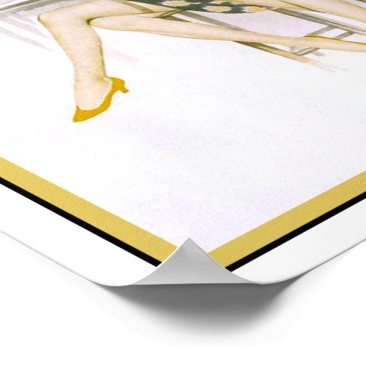 Die französische Cocktailstunde Le Sourire der 192 Poster (Ecke)