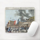 Die französische Flagge, die Abomey kommt Mousepad (Mit Mouse)