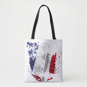 die französische Flagge Tasche