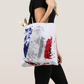 die französische Flagge Tasche (Von Nahem)