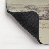 Die französische Gefangennahme Grenada, 1779 Mousepad (Ecke)