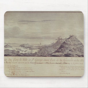 Die französische Gefangennahme Grenada, 1779 Mousepad