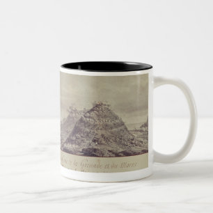 Die französische Gefangennahme Grenada, 1779 Zweifarbige Tasse