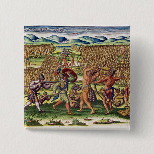 Die französische Hilfe der amerikanische Button