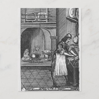 Die französische Koch von La Varenne Postkarte