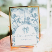 Die französische Liebe Toile ist ein Leckerei Post Poster