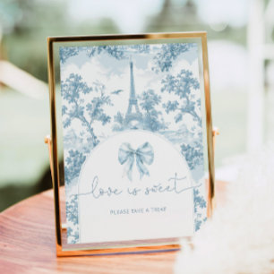 Die französische Liebe Toile ist ein Leckerei Post Poster