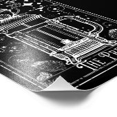 Die französische Pressekaffee-Tarot-Karte Fotodruck (Ecke)