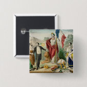 Die Französische Republik Button (Vorne & Hinten)