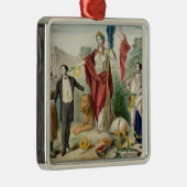 Die Französische Republik Silbernes Ornament (Rechts)