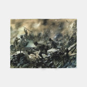 Die französische Schlacht von Verdun gegen die Sch Fleecedecke (Vorderseite (Horizontal))