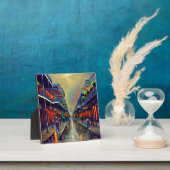 Die französische Stadtviertel Street mit ihren Tis Fotoplatte (InSitu)