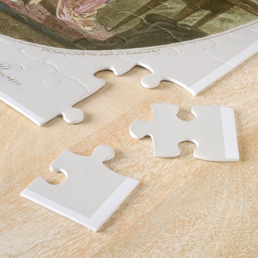 Die französische Umkleidekabine, graviert von P.W. Puzzle (Seite)