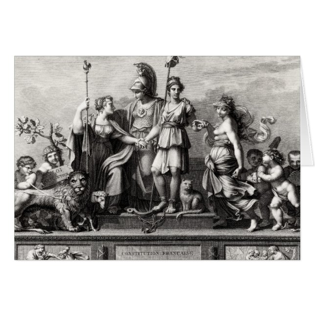 Die französische Verfassung (Vorderseite (Horizontal))