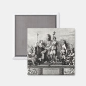 Die französische Verfassung Magnet (Vorderseite/Rückseite)