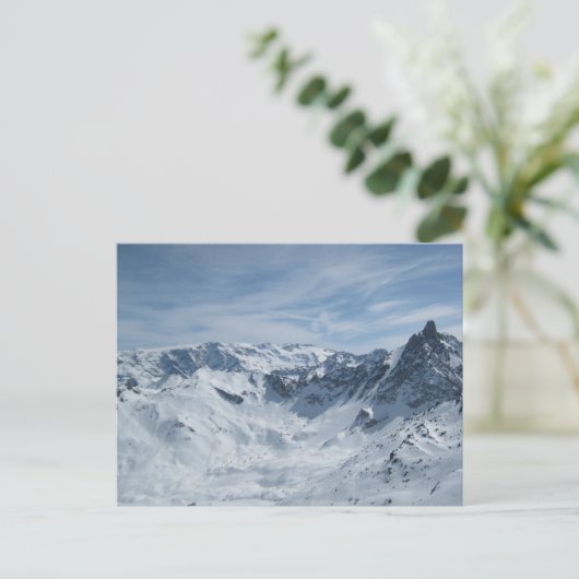 Die französischen Alpen Postkarte (Stehend Vorderseite)