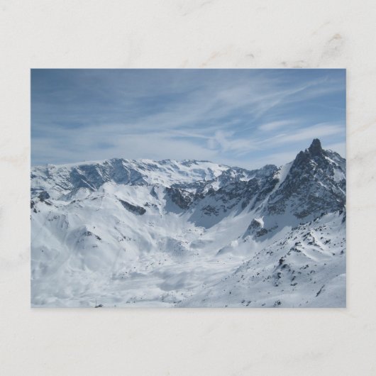 Die französischen Alpen Postkarte (Vorderseite)