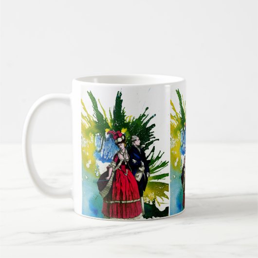 Die französischen Bourbons von Michael Moffa Kaffeetasse (Links)