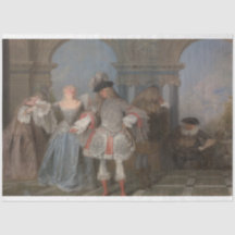 Die französischen Komiker entziffern Papier