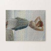 Die Frau am Strand Puzzle (Horizontal)