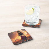 Die Frau aus dem Weltall Getränkeuntersetzer (Rechte Seite)