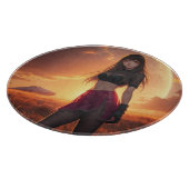 Die Frau aus dem Weltall Schneidebrett (Ecke)