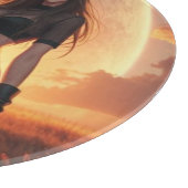 Die Frau aus dem Weltall Schneidebrett (Ecke)