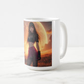 Die Frau aus der fernen Galaxie Kaffeetasse (VorderseiteRechts)