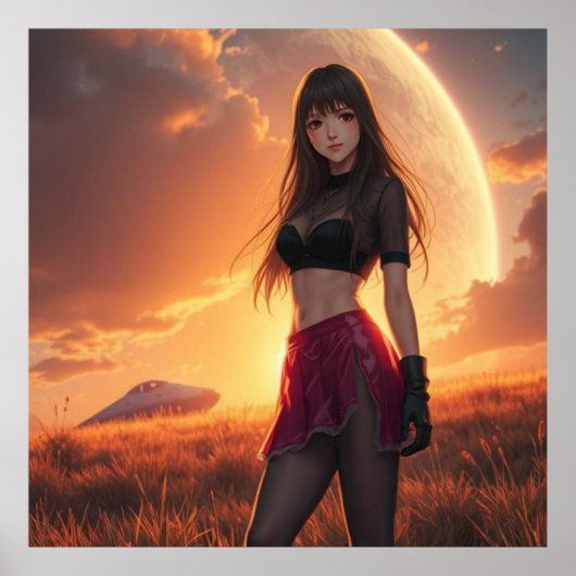 Die Frau aus der fernen Galaxie Poster (Vorne)