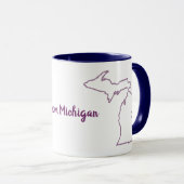 Die Frau aus Michigan Tasse (VorderseiteRechts)