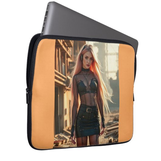 Die Frau, die das Ende der Welt überlebt hat Laptopschutzhülle (Vorne Rechts)