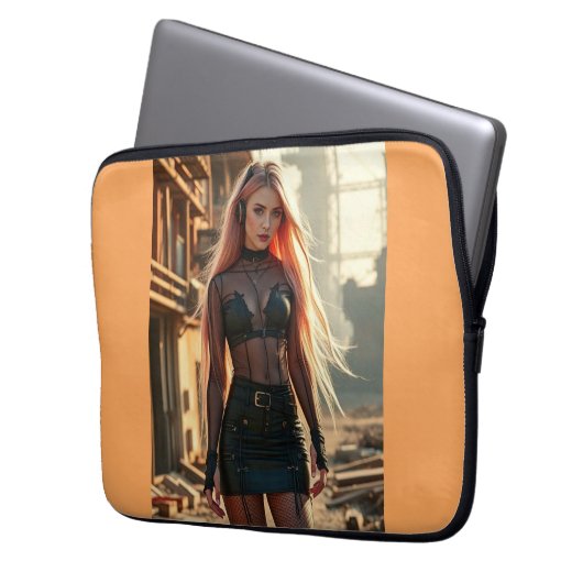 Die Frau, die das Ende der Welt überlebt hat Laptopschutzhülle (Vorderseite Links)