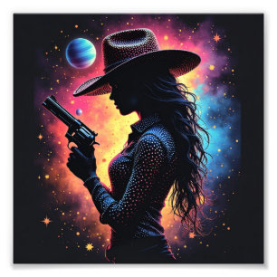 Die Frau, die die Gang rächt Fotodruck