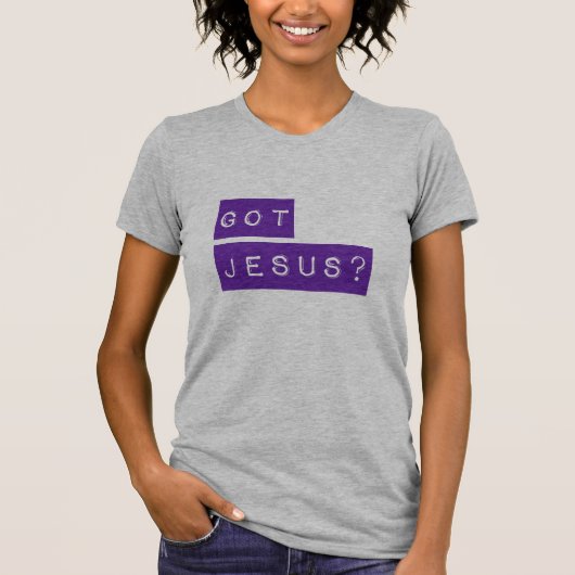 Die Frau Got Jesus? T - Shirt (Vorderseite)