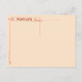 Die Frau im Feld Postkarte (Rückseite)