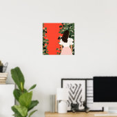 Die Frau im Garten Poster (Heimbüro)