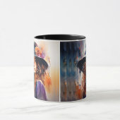 Die Frau im Hut: Portrait der lebendigen Gnade Tasse (Zentrum)