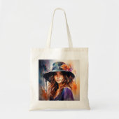 Die Frau im Hut: Portrait der lebendigen Gnade Tragetasche (Vorne)