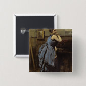 Die Frau in Blau, 1874 Button (Vorne & Hinten)