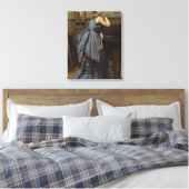 Die Frau in Blau, 1874 Leinwanddruck (Insitu (Schlafzimmer))