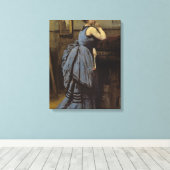 Die Frau in Blau, 1874 Leinwanddruck (Insitu (Holzboden))