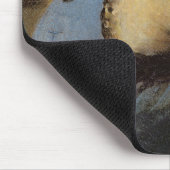 Die Frau in Blau, 1874 Mousepad (Ecke)