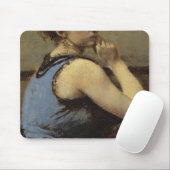Die Frau in Blau, 1874 Mousepad (Mit Mouse)