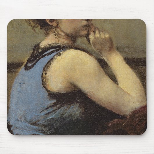Die Frau in Blau, 1874 Mousepad (Vorne)