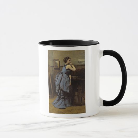 Die Frau in Blau, 1874 Tasse (Rechts)