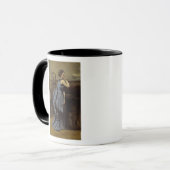 Die Frau in Blau, 1874 Tasse (Vorderseite Links)