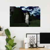 Die Frau in Weiß Poster (Heimbüro)