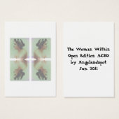 Die Frau innerhalb der Open Edition ACEO (Vorne & Hinten)