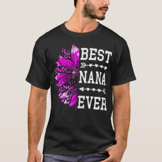 Die Frau ist die beste Nana je Muttertag Sonnenblu T-Shirt