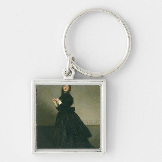 Die Frau mit dem Handschuh, 1869 Schlüsselanhänger (Vorne)